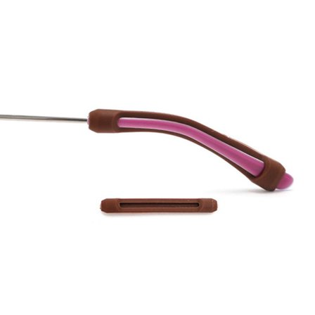 1-par slidstærke skridsikre brillekroge