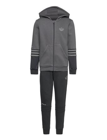 Sprt Collection Hoodie Set Grey Adidas Originals