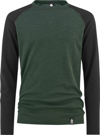 Bula M's Norm Merino Wool Crew Black