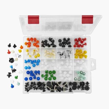 Biltema - Interiørklips universal 190 stk.