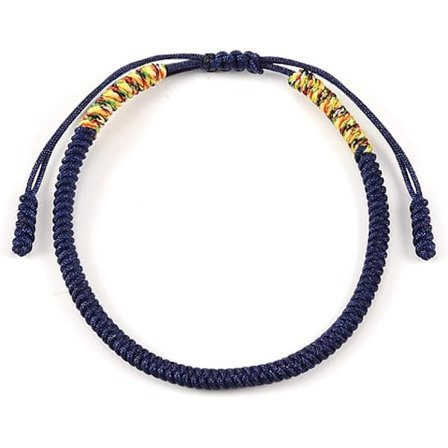 Onnekkaat käsintehdyt rannekorut, punotut narurannekorut, säädettävä naru riipuksella, henkilökohtainen rannekoru naisille, miehille, parhaalle 