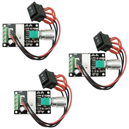 3x 6v 12v 24v 28v 3a 80w DC-moottorin nopeussäädin (pwm) Nopeuden säädettävä käännettävä kytkin 1203bb