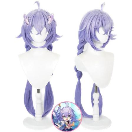 Peli Honkai Star Trail Costume Tail Peruukki Party Halloween Cosplay Puku Naisten Cosplay only Wig XS