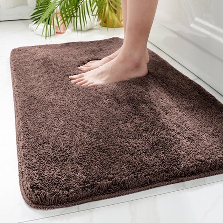 Corn Brown - Bademåtte - 40x60cm - til at skabe et bademåttesæt - Non