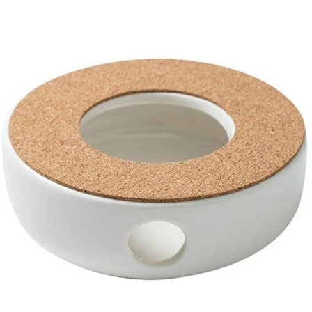 Bärbar Keramisk Tekanna Stativ Bas Tekannavärmare Isolerad Bas