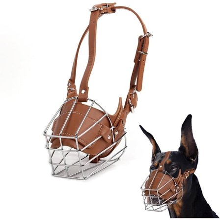 Hundemundkurv Størrelse M Anti-bid Justerbar Mundkurv 22-28 Cm til Mellemstore Hunde Forhindrer Bidsår, Tyggelse og Gøen Begrænser Ikke Vejrtrækningen