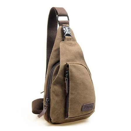 Herre Bryst Sling Bag Cross Body Skuldertasker Rejse DB