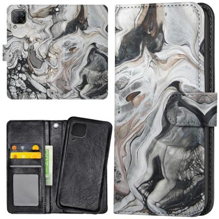 Samsung Galaxy A42 5G - Lommebok Deksel Marmor