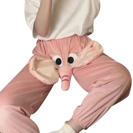 Sjove Elefant Pyjamasbukser, Søde Tredimensionelle Par Pyjamasbukser