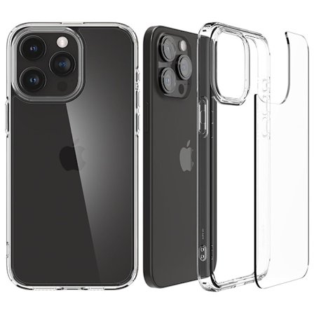 Spigen Crystal Hybrid, krystallklar - iPhone 15 Pro Max