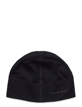 Merino Beanie Accessories Headwear Beanies Svart Röhnisch*Betinget Tilbud