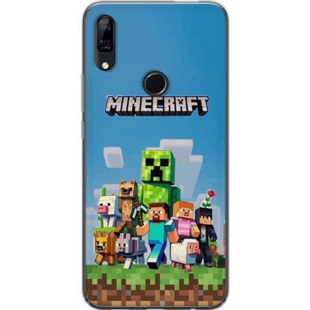 Kompatibelt Mobilskal till Huawei P Smart Z Pixelvärld med djur