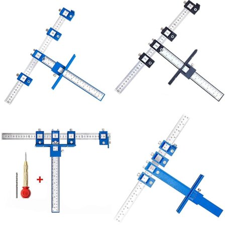 Hardware Jig Skabelon Dørgreb Boringsstans Lokatorværktøj