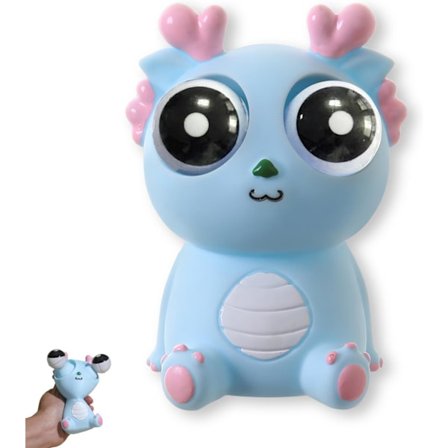 Squeeze Stress Relief Leksak Ögon-Poppande Drake Rolig Ögonboll Sprängleksaker