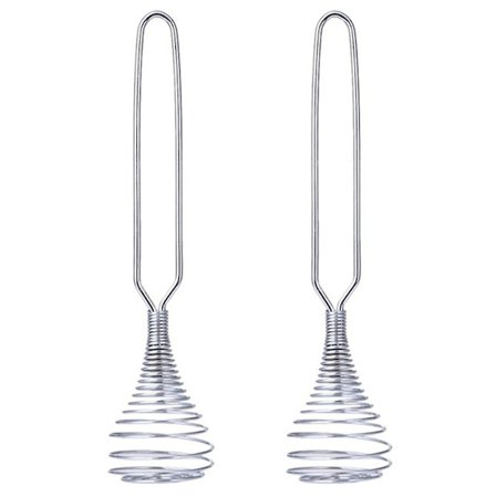 2X Spiralfjær Visp Håndmikser Visp Visp Rustfritt Stål Verktøy