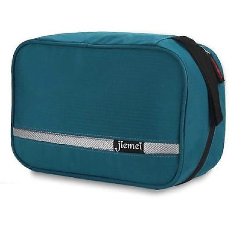 Hengende toalettmappe Vanntett Jiemei reiseveske for menn og kvinner med 4 rom Sammenleggbar kompakt størrelse Super slitesterkt stoff_Kvalitetsgåvor
