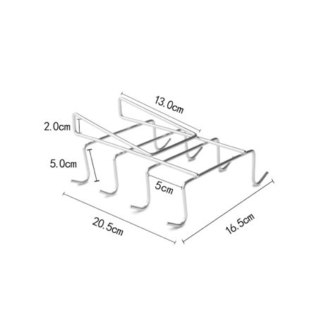 Hyldestativ til Kopper, Rustfrit Stål, Kaffekop Stativ