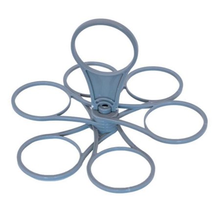 6 Koppar Hopfällbar Dryckeshållare Glas Karusell Hållare Vridbar Kopphållare för Kaffe Te Öl Multifunktionell Camping Fest Hemorganisatör