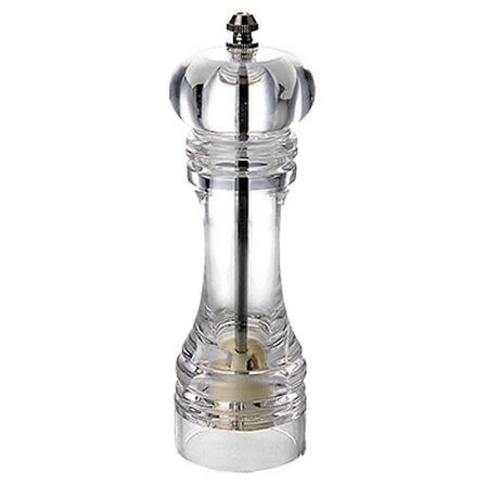 Pepparkvarn Saltkvarn Pepparkvarnar med Justerbar Grovlek - Klar, 12,7 cm