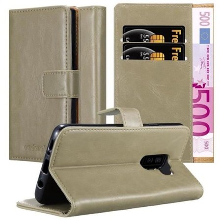 Skal till Samsung Galaxy S9 PLUS i MARRONE CAPPUCINO Skyddande fodral med hållarfunktion