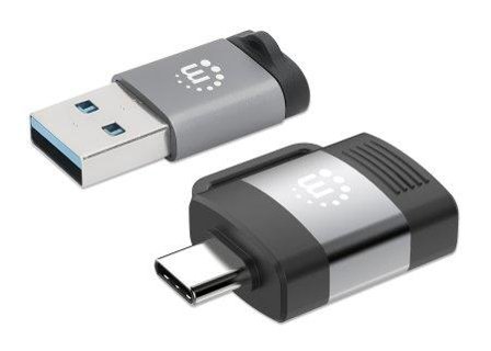 Manhattan MH 2-Piece Set: USB-C to USB-A & USB-A to USB-C Adapter