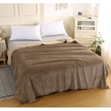 Fleecefilt för soffa, mjuk flanellfilt, lätt och luddig filt för soffa, säng och kontor