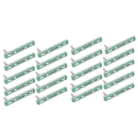 20 kpl 75 mm mikserin liukusäädin B10K kaksoissuora liukupotentiometri