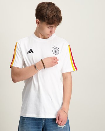 Adidas Originals Deutschland Team T-shirt Vit T-shirts Kille - Kids Brand Store