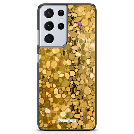 Bjornberry Skal Samsung Galaxy S21 Ultra - Stained Glass Guld
