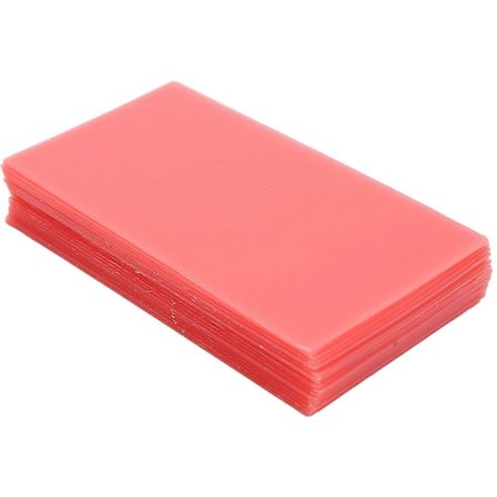 18 stk. Dental Base Plate Voks Rød Tannlegevoks Hjelpemateriale Tannlegevoksark Forsyning