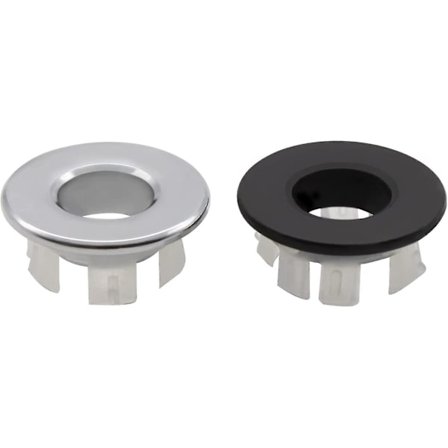 2 stycken Sänkhålsoverflowring, Rundt Sänkhål Trim, Dräneringshål Ersättningsdelar Rundt Lock