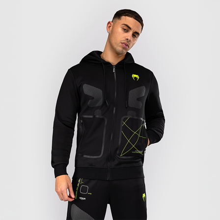 Venum Training Camp 4.0 Hoodie Sort Grøn