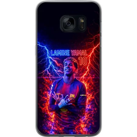 Yhteensopiva Puhelinkuori Samsung Galaxy S7 Viktor Gyökeresin muotokuva Arsenal-paita päällä, jossa intensiivinen katse ja tumma dramaattinen tausta