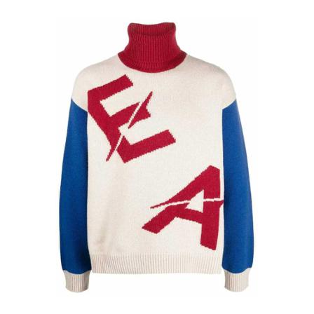 Emporio Armani, Turtlenecks Czerwony, Mężczyzna, Rozmiar: S
