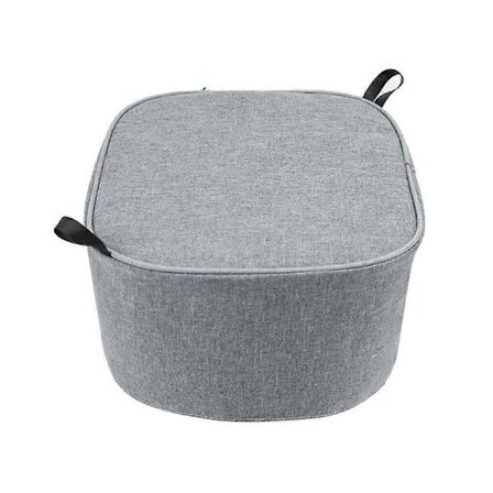 Vikbar Projektor Skyddsfodral med Sidoficka Dammtät Vattentät Projektor Beskyddare Grå Oxford Tyg Dammskydd för GIMI H5 Projektor Tillbehör