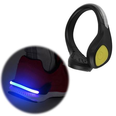 Ljusstark LED-sko Ljusklämma Varningslampa Passar nattgående löpning