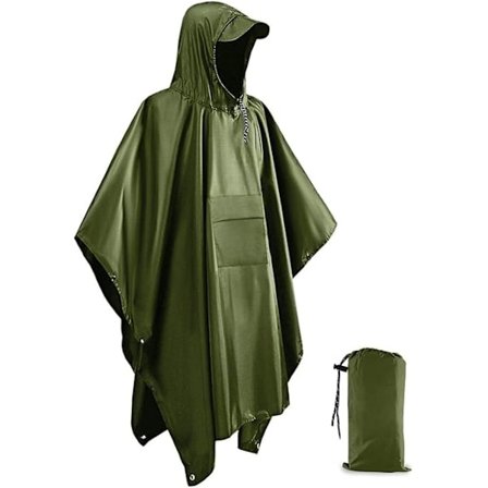 Vedenpitävä Poncho Aikuisille, Uudelleenkäytettävä Sadeponcho Aikuisille Vedenpitävä Poncho Vedenpitävä Aikuisille Kevyt Vedenpitävä Sadetakki