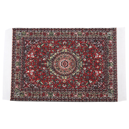 1:12 Dockskåp Vävda Matta Miniatyr Rug Dockhus Dekoration Barn Present Tillbehör #3