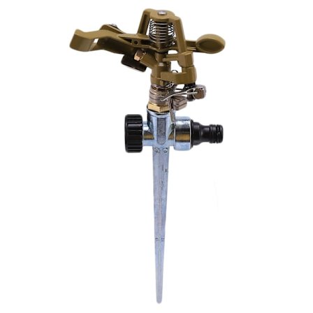 360 Graders Rotasjonsvannings Sprinkler for Plen Hage Hage Golfgress Metall Impuls Pigg
