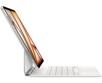 Apple Magic Keyboard for iPad Air 13-inch (M3) - Swedish - White - Magic Keyboard till iPad Air 13 tum (M3)