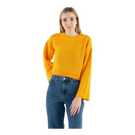 Vero Moda 10256288 Chrish States Gul, Dame Striktrøjer