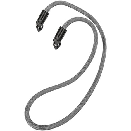 Universel SLR-kamerarem skulderrem halsbælte snor retro nylonreb kameratilbehør (farve: grå)