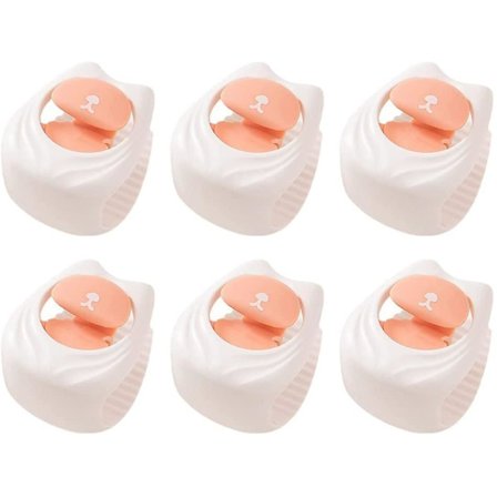 6 stk. Dyneclips Sikkerhed Nålefri Dynefastgørere Dynebetræk Holder Sengelinnedholder Til Fastgørelse af Dynebetræk Lagner Sokker Gardiner