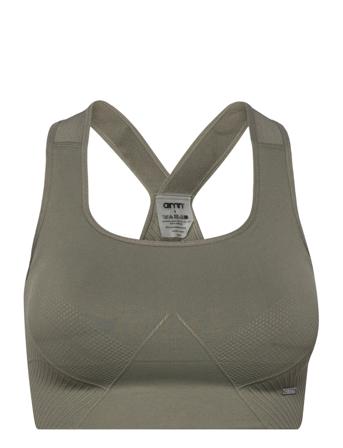 Olive Motion Seamless High Support Bra Lingerie Bras & Tops Sports Bras - ALL Khakigrønn AIM'N
