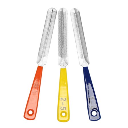 Ukulele-mutterfiler, 3 st. Mutterfil, nagelavdragare, gitarrreparationssats för mandolin, ukulele