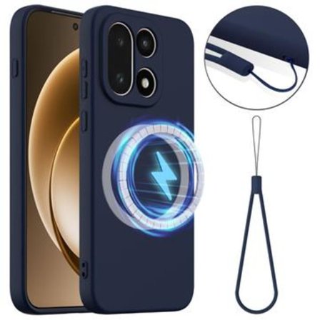 OnePlus 15 Liquid Silikonskal - MagSafe-kompatibelt - Mörkblå