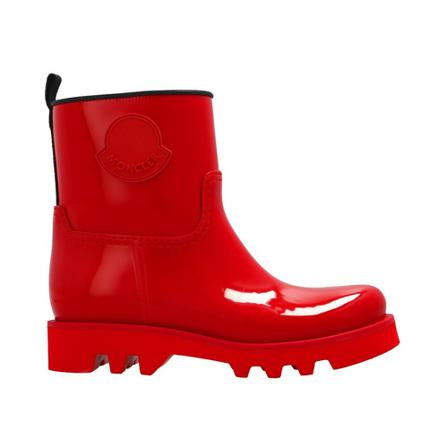 Moncler, Ginette Rain Boots Czerwony, Kobieta, Rozmiar: 36 EU