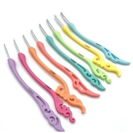 Set med 8 st. virknålar - Art handle