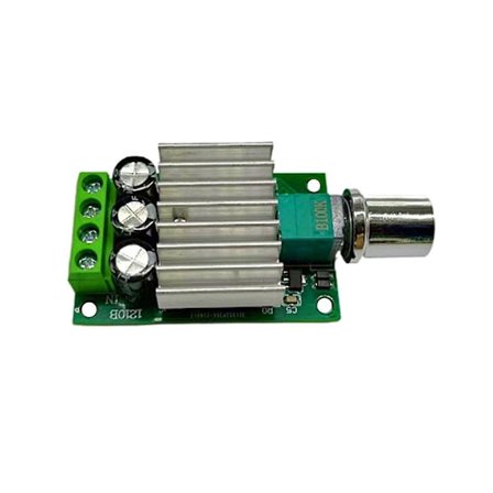 PWM DC Motor Hastighetskontroller 12V 24V 10A Justerbar Hastighetsregulator Dimmer Kontrollbryter for Vifte