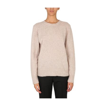 Helmut Lang Round-neck Strik Grå, Dame Striktrøjer